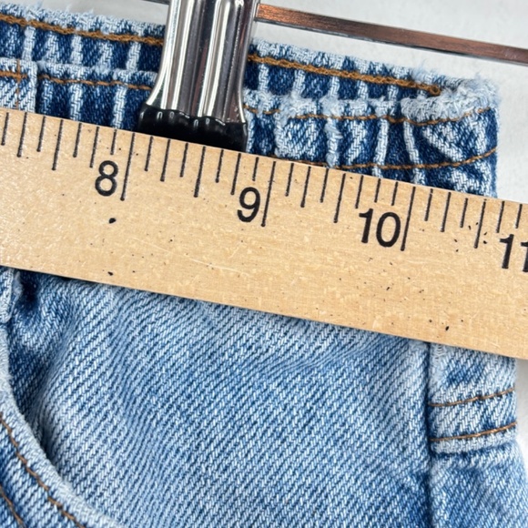 VTG 90s Little Levis Double Knee Jeans 4 Orange Tab Jogger Parachute Elastic - Picture 9 of 10